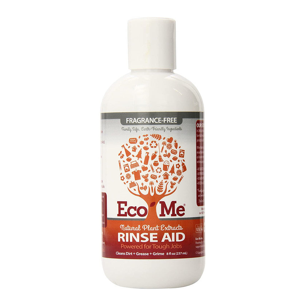 Eco-me Automatic Dishwasher Rinse Aid, Fragrance-Free, 8 Oz